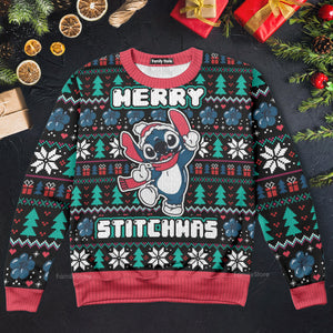 Merry Stitchmas Stitch - Ugly Christmas Sweater