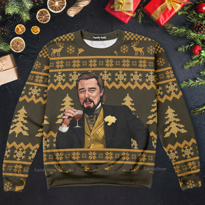 Laughing Leo Memes Woolen - Ugly Christmas Sweater