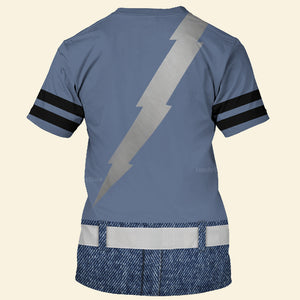 Blue Quicksilver, Wanda Vision Costume Halloween - 3D Tshirt