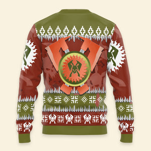 Warhammer Blood Axe Orks Iconic - Ugly Christmas Sweater