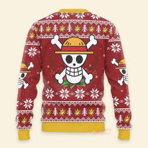 Monkey D. Luffy Xmas - Gift For Christmas - Personalized Ugly Sweater - CL11 NH96