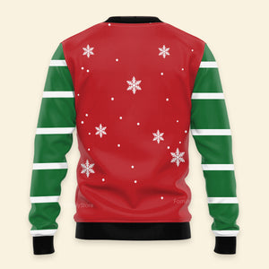 Bossy Elf Ugly Christmas Sweater For Men And Women