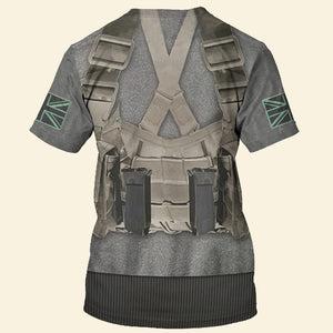 Cosplay Call Of Duty MW2 Simon Ghost Riley T-Shirts For Men