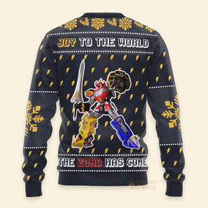 FamilyStore The Zord Has Come Power Rangers - Ugly Christmas Sweater