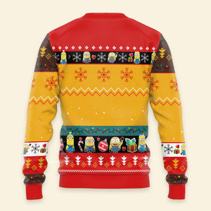 Cute Banana Minions Winter - Ugly Christmas Sweater