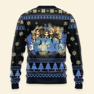 FamilyStore Christmas Star Wars Cartoon Characters Ugly Sweaters