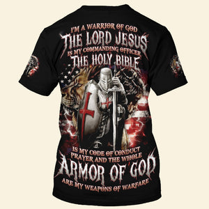 I'm A Warrior Of God - Men's All Over Print Shirt - AT4080520