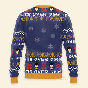 It Is Over 9000 DragonDad - Gift For Family - Personalized Ugly Sweater - CL03 NA94