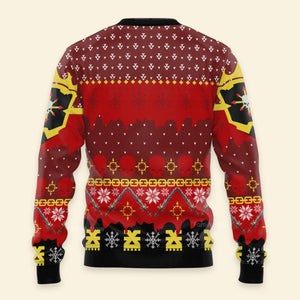 FamilyStore Warhammer Chaos Khorne Flakes Iconic - Ugly Christmas Sweater