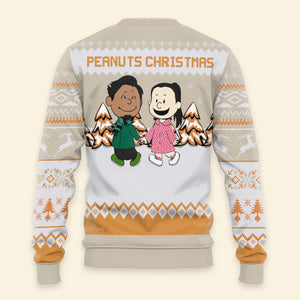 Peanuts Christmas - Personalized Ugly Sweatshirt - Gift For Couple, Husband Wife, Anniversary CL43 NH96