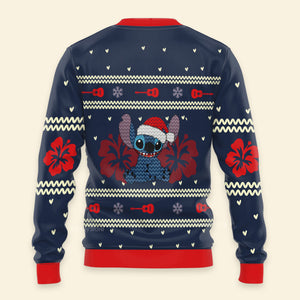 Stitch Mele Kalikimaka - Ugly Christmas Sweater