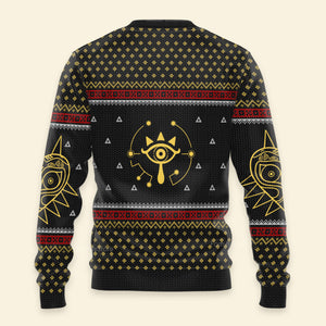 Legend Of Zelda Triforce Xmas - Wool Ugly Sweatshirt