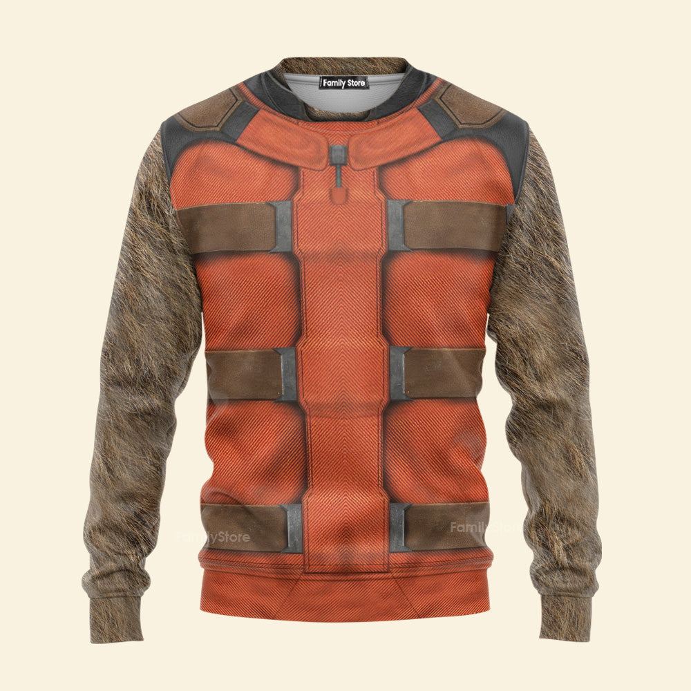 Guardian Of The Galaxy Rocket Racoon Costume Sweater