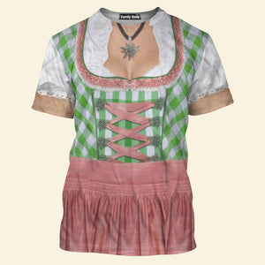 Halloween Oktoberfest Dirndl All Over Printed - 3D TShirt