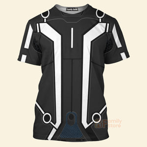 FamilyStore Sam Flynn Tron Legacy Costume - 3D Tshirt 