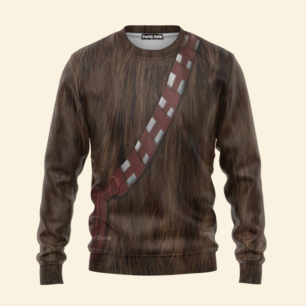 Star Wars Chewbacca Costume Hoodie Sweatshirt Sweatpants SWHS71