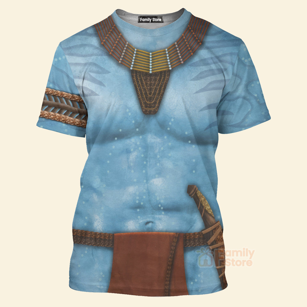 FamilyStore Neteyam Avatar 2 The Way of Water Costume T-Shirt