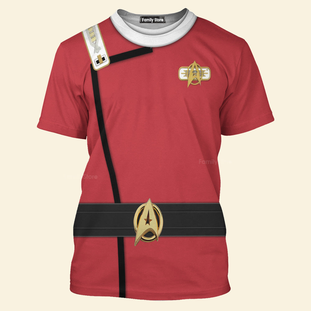 Star Trek Captain Spock Costume Officer - 3D TShirt