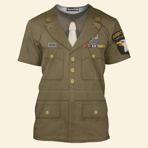 U.S General WWII Costume - 3D TShirt