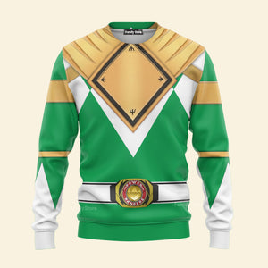 Green Ranger Dragon Shield  Mighty Morphin Power Ranger - Hoodie Set, Sweatshirt, Sweatpants PRHS23