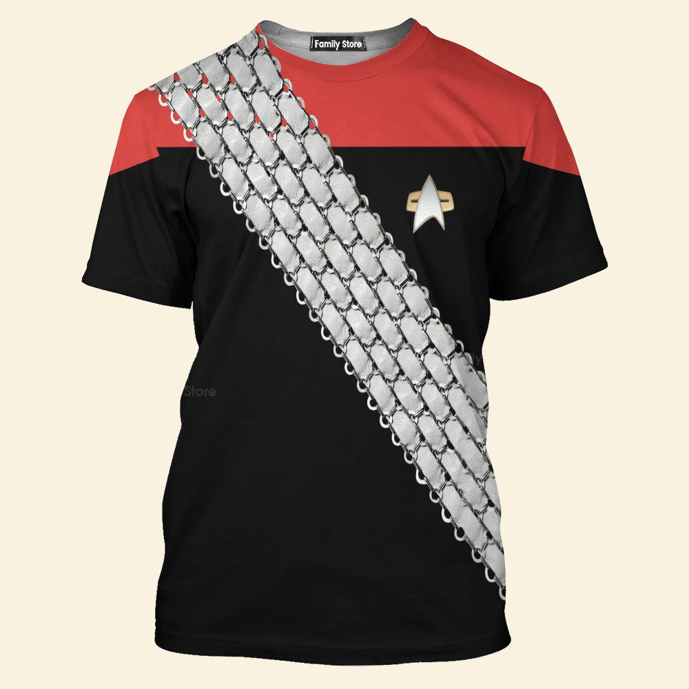 Star Trek Deep Space Nine Worf Red T-Shirt