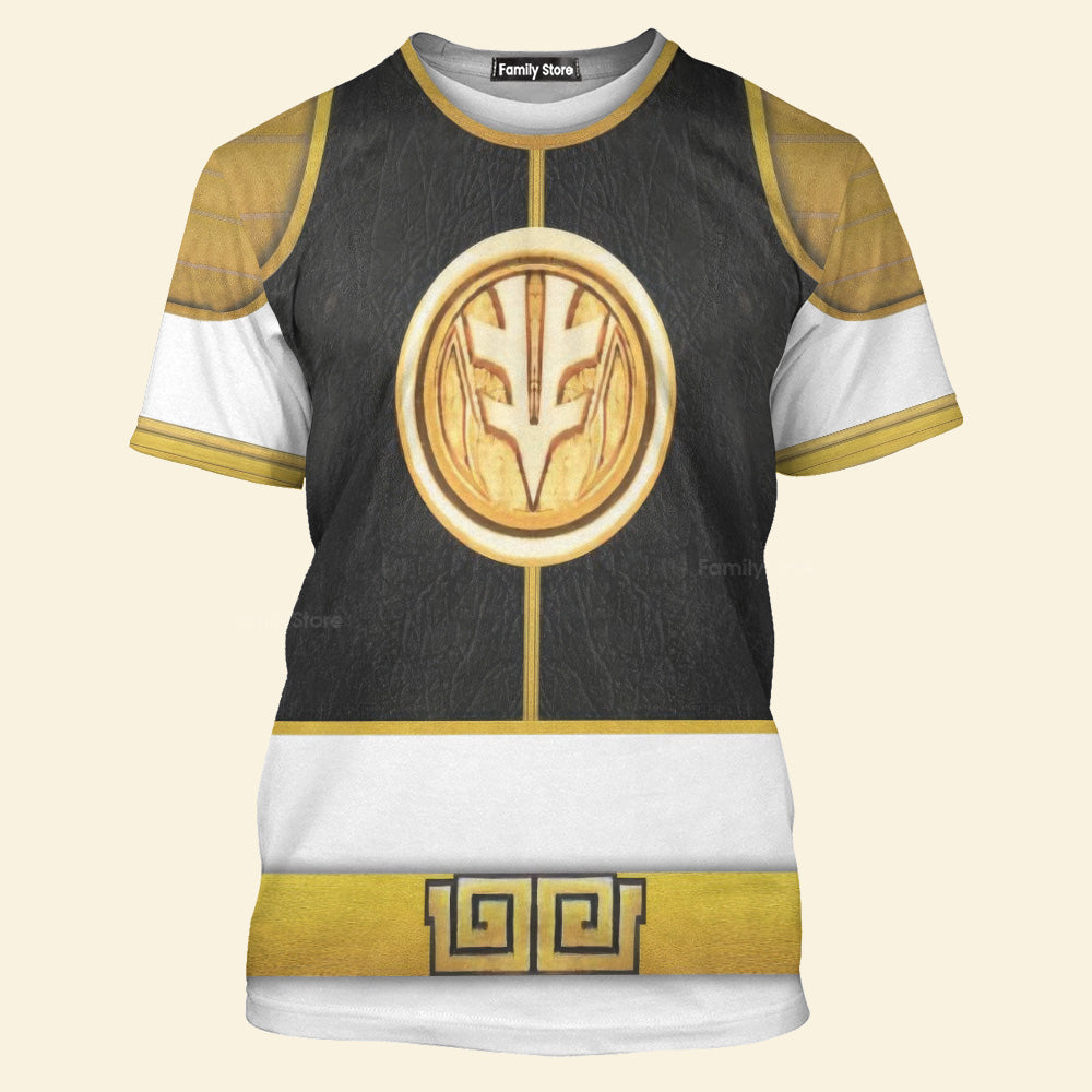 Cosplay White Ranger - 3D TShirts