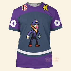 FamilyStore Waluigi Sports - Personalized 3D TShirt 