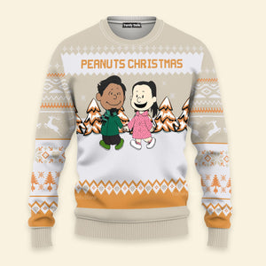 Peanuts Christmas - Personalized Ugly Sweatshirt - Gift For Couple, Husband Wife, Anniversary CL43 NH96