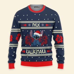 Stitch Mele Kalikimaka - Ugly Christmas Sweater