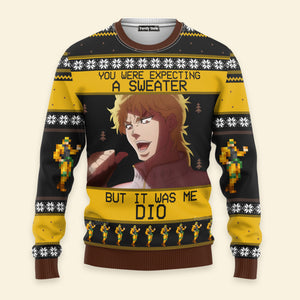 FamilyStore It Was Me Dio Jojo’s Bizarre Adventure - Ugly Christmas Sweater