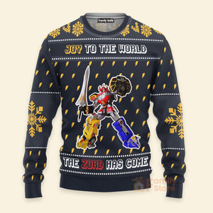 FamilyStore The Zord Has Come Power Rangers - Ugly Christmas Sweater