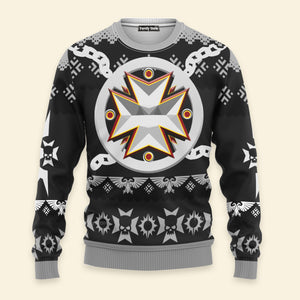 Warhammer Black Templars Iconic - Ugly Christmas Sweater