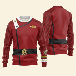 Star Trek The Star Trek Admiral Pike Costume Fleece Hoodie Sweatshirt Sweatpants HSSK057