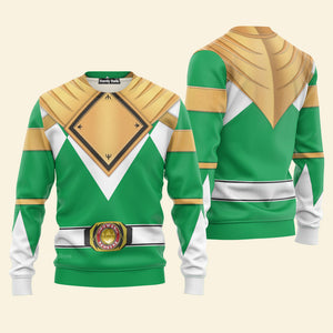 Green Ranger Dragon Shield  Mighty Morphin Power Ranger - Hoodie Set, Sweatshirt, Sweatpants PRHS23