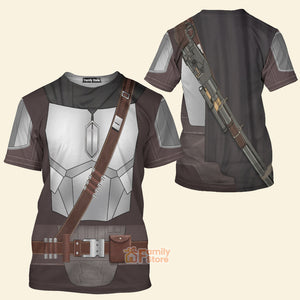 FamilyStore Star Wars Beskar Mandalorian Costume T-Shirt For Men And Women SWHS60