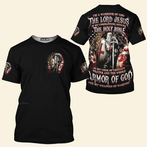 I'm A Warrior Of God - Men's All Over Print Shirt - AT4080520