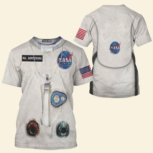 NA Armstrong Space Suit - 3D TShirt