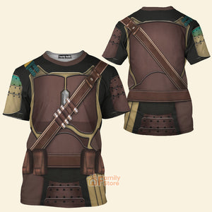 FamilyStore Star Wars Mandalorian Samurai Cosplay - 3D TShirt SWHS36