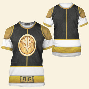 Cosplay White Ranger - 3D TShirts