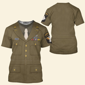 U.S General WWII Costume - 3D TShirt