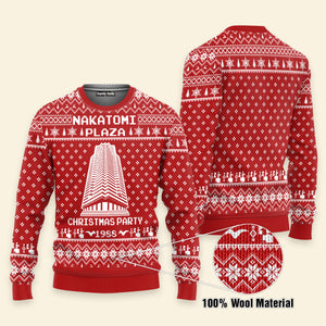 Nakatomi Plaza 1988 Ugly Christmas Sweater For Men & Women