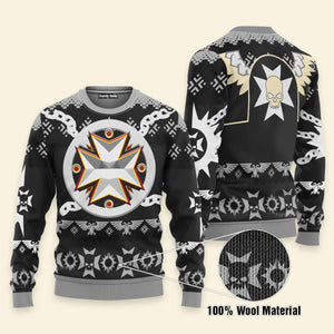 Warhammer Black Templars Iconic - Ugly Christmas Sweater