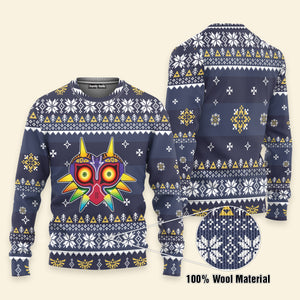 Majora’s Mask  Christmas Xmas  - Ugly Knitted Sweater