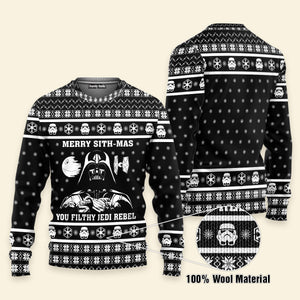 Star Wars Merry Sith Mas Darth Vader Unisex Ugly Christmas Sweaters