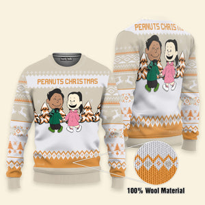 Peanuts Christmas - Personalized Ugly Sweatshirt - Gift For Couple, Husband Wife, Anniversary CL43 NH96