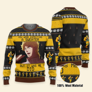 FamilyStore It Was Me Dio Jojo’s Bizarre Adventure - Ugly Christmas Sweater