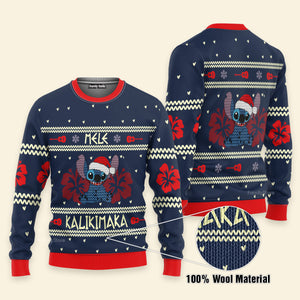 Stitch Mele Kalikimaka - Ugly Christmas Sweater