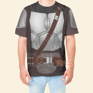 FamilyStore Star Wars Beskar Mandalorian Costume T-Shirt For Men And Women SWHS60\