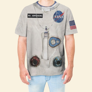 NA Armstrong Space Suit - 3D TShirt