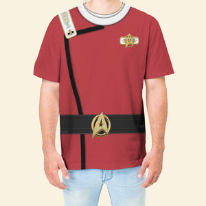 Star Trek Captain Spock Costume Officer - 3D TShirt